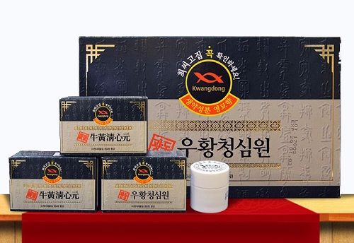An Cung Ngưu Hoàng Hoàn Hàn Quốc hộp xanh chống tai biến đột quỵ