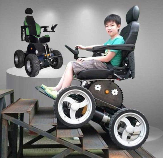 Xe lăn điện leo cầu thang cho người già người khuyết tật