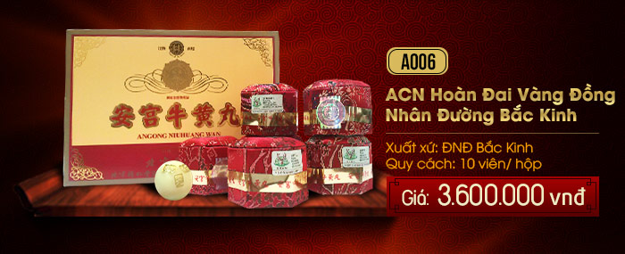 BẤM xem chi tiết hộp an cung ngưu đai vàng Giá an cung ngưu hoàng hoàn đai vàng